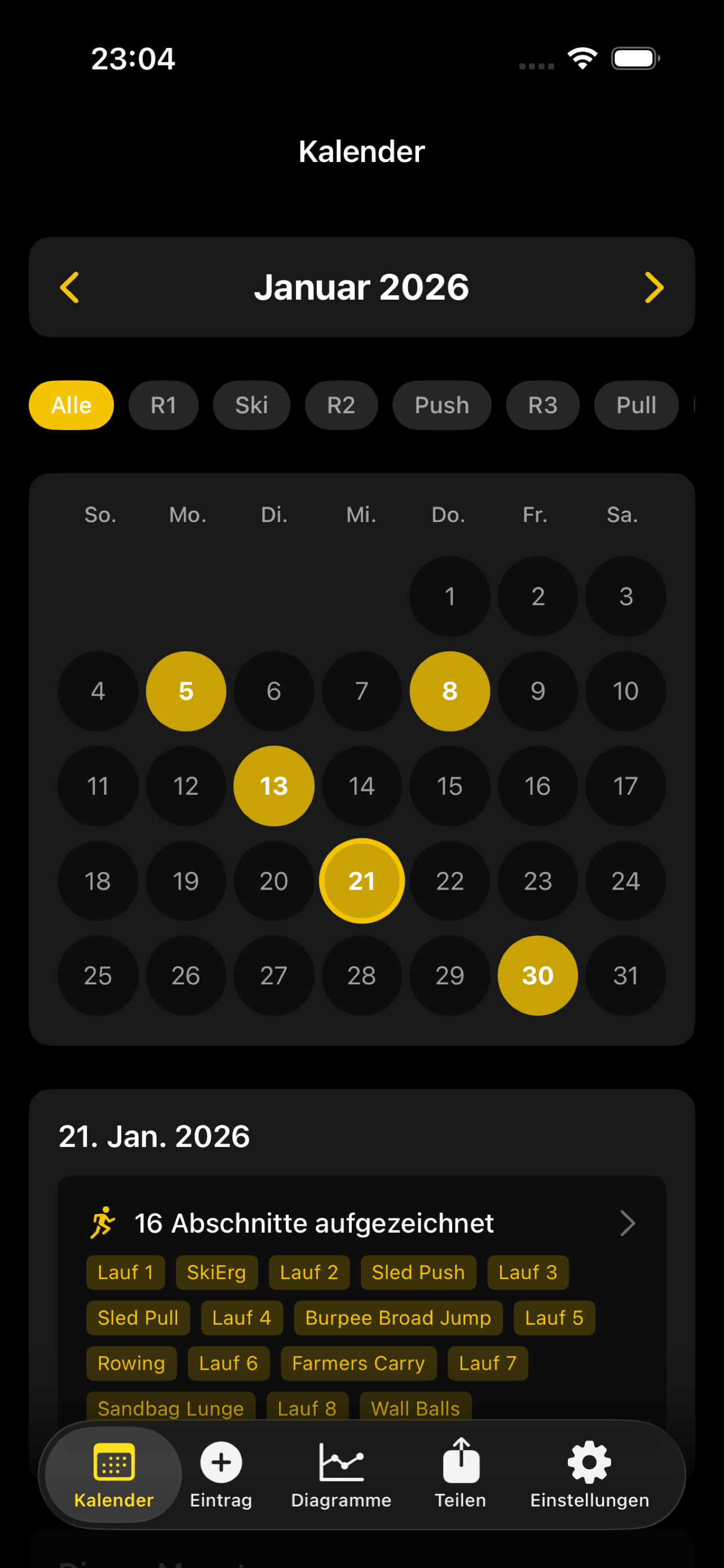 Calendar View